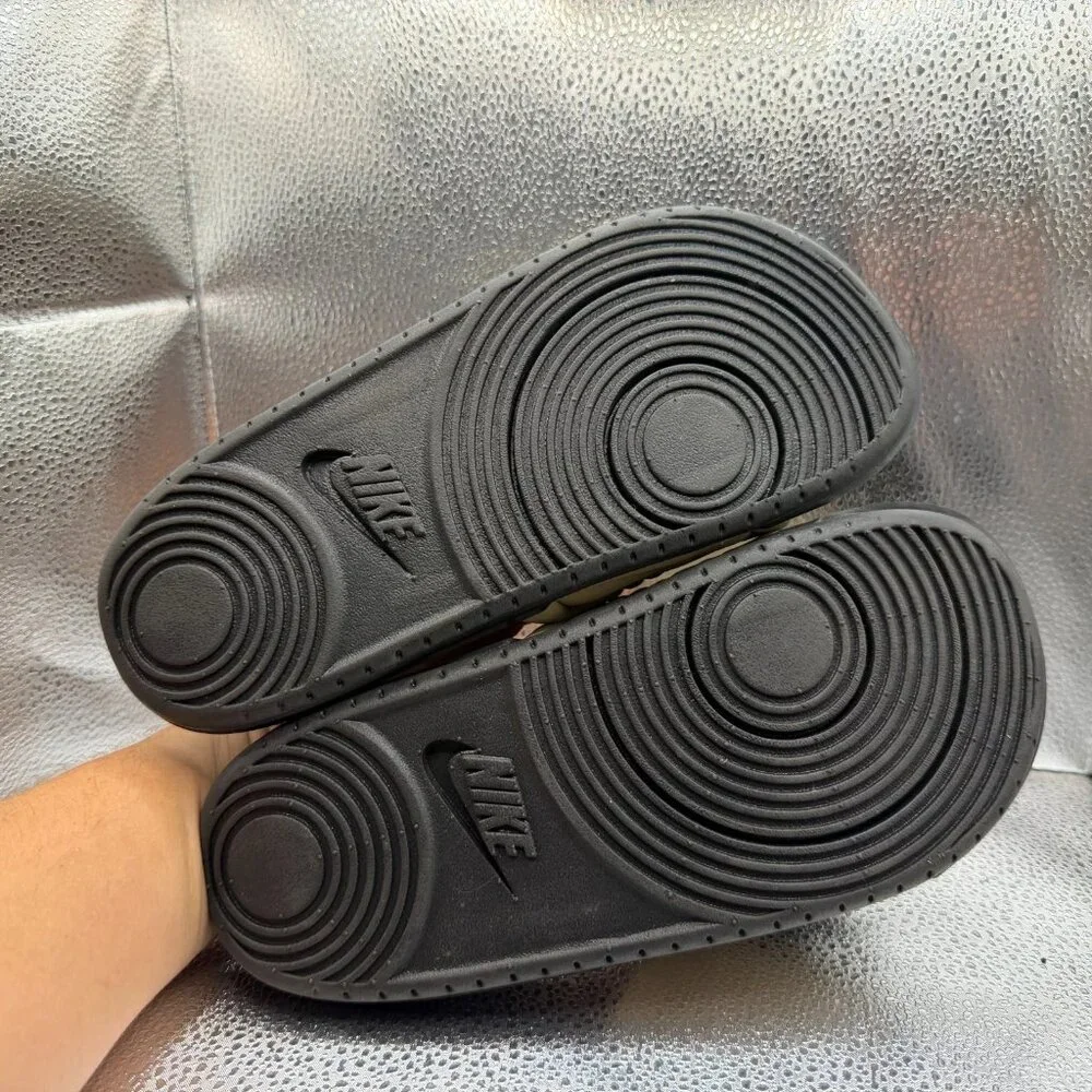 Size 8 Nike Offcourt Adjust Black Khaki Mens Comfort Slip On‎ Slide DQ9624-004